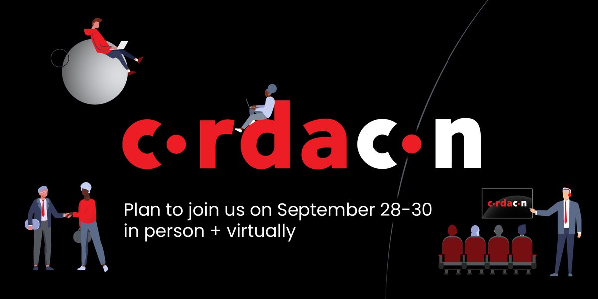 Save the date! #CordaCon2021 will take place on Sept 28-30 and will bring together a group of incredible people discussing all things #DLT + #ConfidentialComputing. Learn more: bit.ly/3zNDW1S