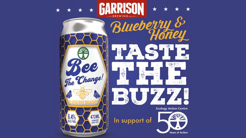 EcologyAction's tweet photo. Just in time for summer we've teamed up w/ our Sustainability Ally @GarrisonBrewing to bring you Bee the Change, a special EAC 50th anniversary beer, with a portion of all sales going to support our work!
Available Thursday, June 24!
#halifaxnoise #craftbeerNS #50YearsofAction https://t.co/Z5I7vMziOF