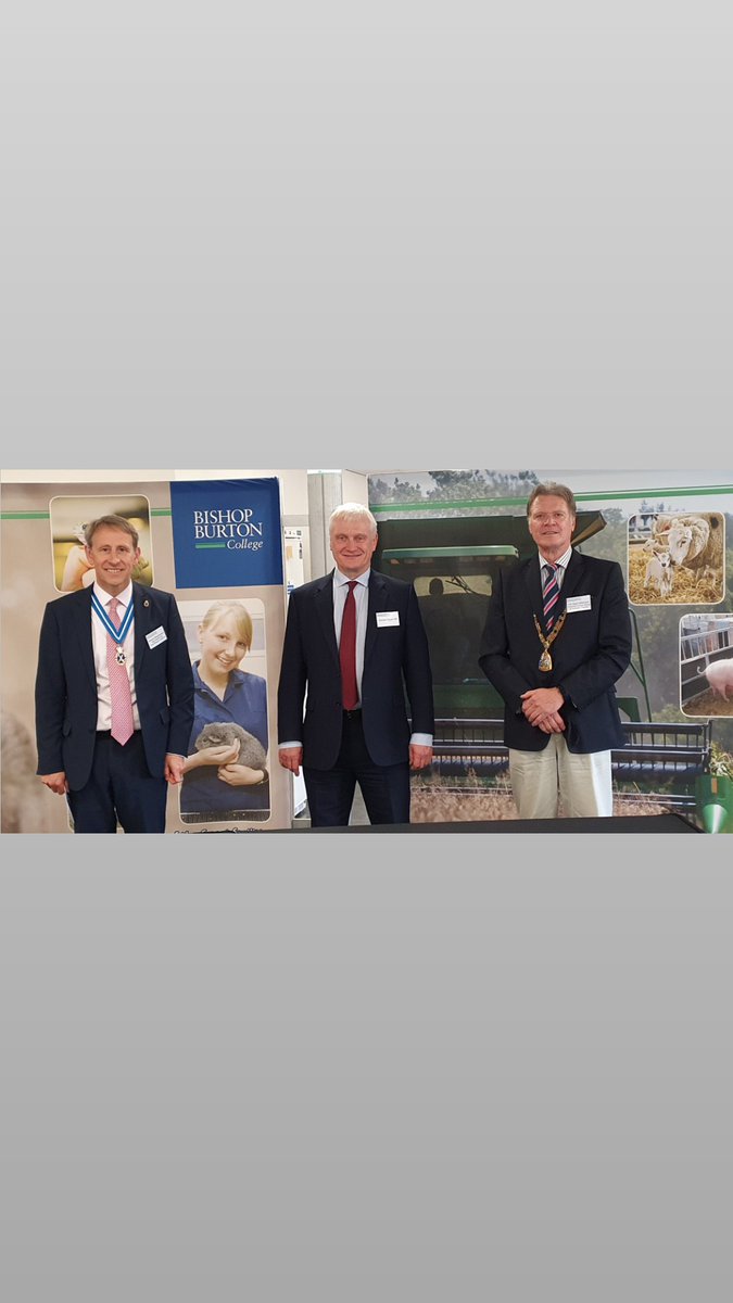 NigelWilkinson4's tweet photo. Great day at Bishop Burton Agricultural College in my role as Chairman of the East Riding of Yorkshire Council with Graham Stuart MP Minister for Exports and Richard Shepherdson High Sheriff at the opening of the Institute of Technology building. https://t.co/u39gXaZQqW