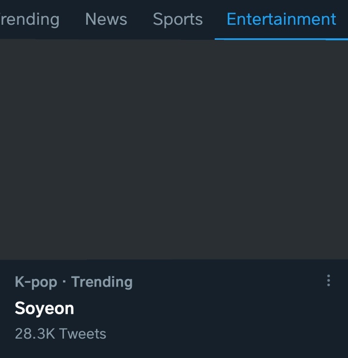 GIDLE_Social's tweet photo. 📲🌐 [#IMTHETREND]

SOYEON is currently trending on the Worldwide Entertainment Trends Page! 

#GIDLE @G_I_DLE #여자아이들 #SOYEON #소연 https://t.co/bz487AGZjk