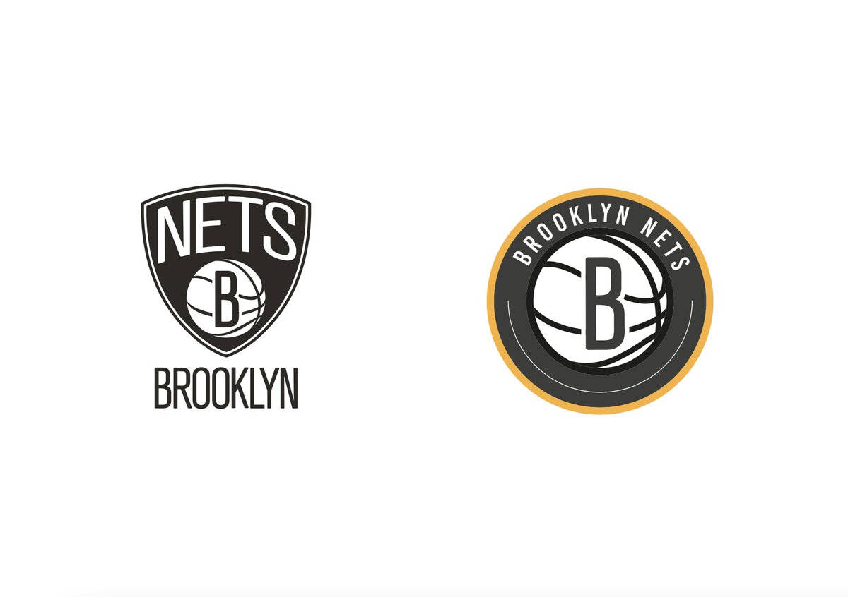 CuadradoESP's tweet photo. Rebrand @BrooklynNets 

Basado en el escudo de la ciudad, añadiendo un color extra para tener más juego en distintas aplicaciones. https://t.co/Cb43KrhoIe