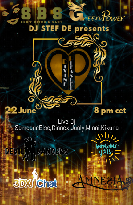 DevilDancers3DX's tweet photo. Party by DJStef!!!#DivinePleasure, @3dxchat ,@EmmaF_3dxchat , #sunshinegirls, #djstef, @3dxvelvetdjs ,@3dxKatka ,@DevilDancers3DX https://t.co/we8KZOmfV4