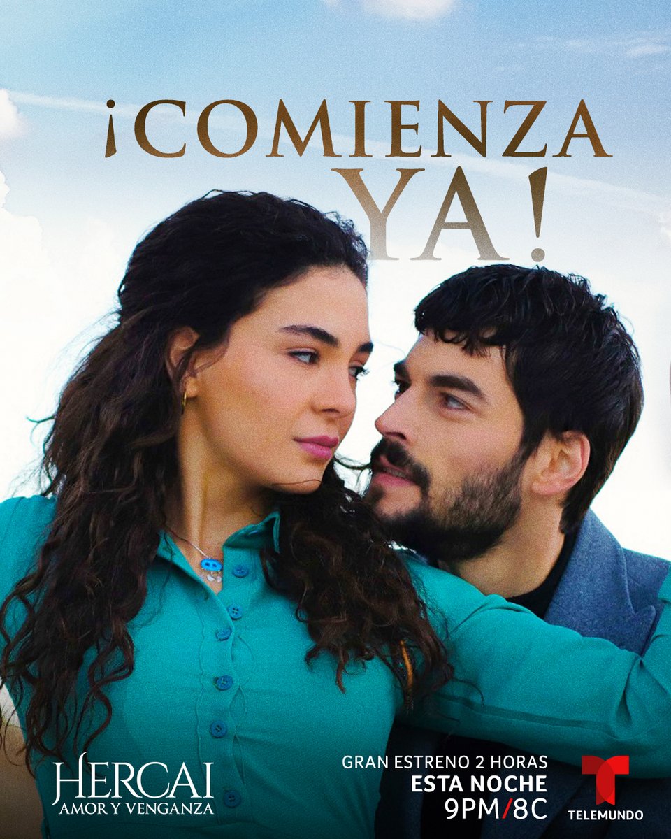 La espera terminó, ya puedes encender la TV en <a href="/Telemundo/">Telemundo</a> porque es momento de disfrutar de la mejor serie turca, ‘Hercai: Amor y Venganza’ 🇹🇷💫❤️💍💔🥀 ¡Estas 2 HORAS marcarán tu corazón para siempre! #Hercai