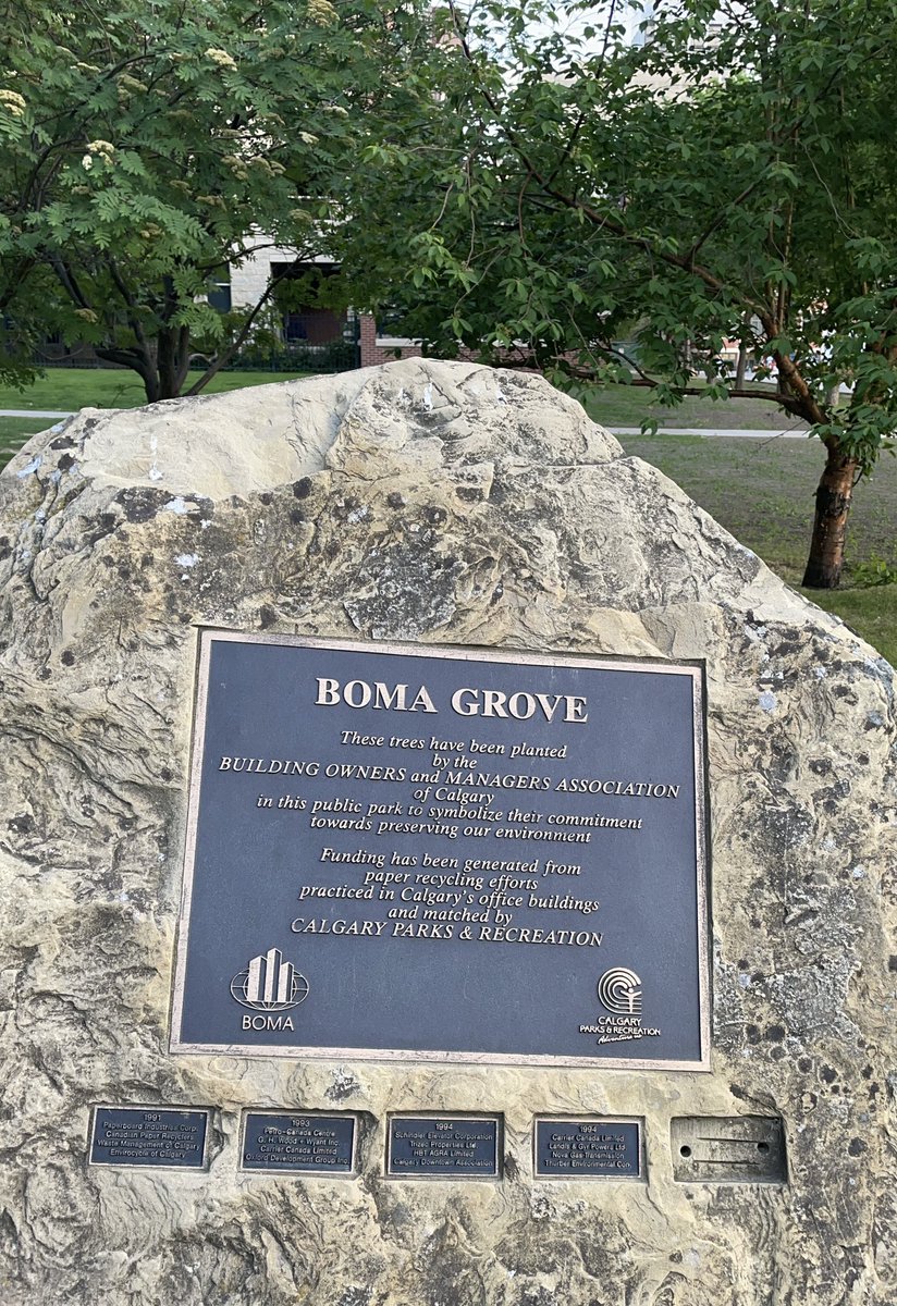 BOMACalgary's tweet image. A trip down memory lane… 1991 #BOMA Grove in Eau Claire. Who remembers this? #yycre #bomacalgary #environment #sustainability #cre