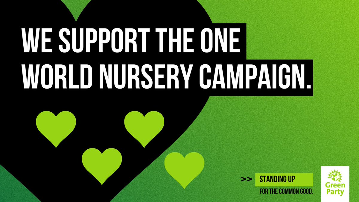 📅 Tomorrow there is a key decision making meeting about the future of one world nursery.
💚We give our full support to the <a href="/NurserySave/">Save One World Nursery</a> campaign.
Letter from <a href="/ZoeOliviaJohn/">Dr Zoë John 🕷💙💚</a> ⬇️
facebook.com/bhgreencllrs/p…