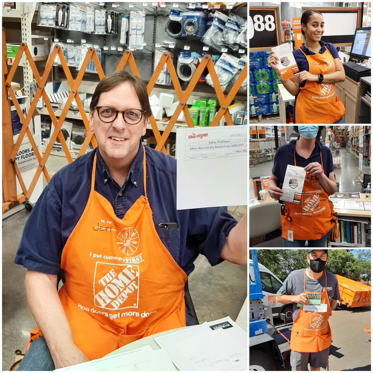 Great customers service leads to big  sales: Jeff was training in millwork when he put in a lead that sold for $15,380 plus Chris, Christa  and Tsvet are some Allstars for there customer service at 6327...