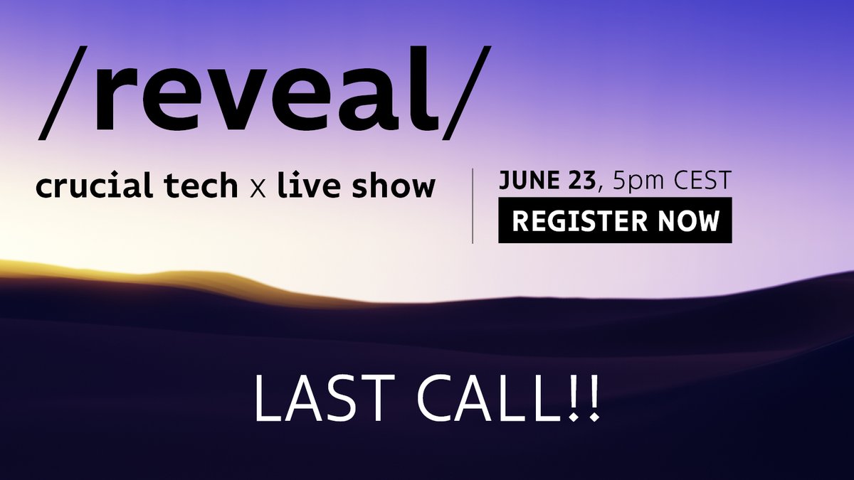 🔊 Last call! b<>com's live show on crucial technologies is tomorrow! Last chance to register here: bit.ly/3wG3WcP #reveal #5G #networks #HDR #broadcast  #cybersecurity #NotAWebinar #phygital #tech #live #innovation