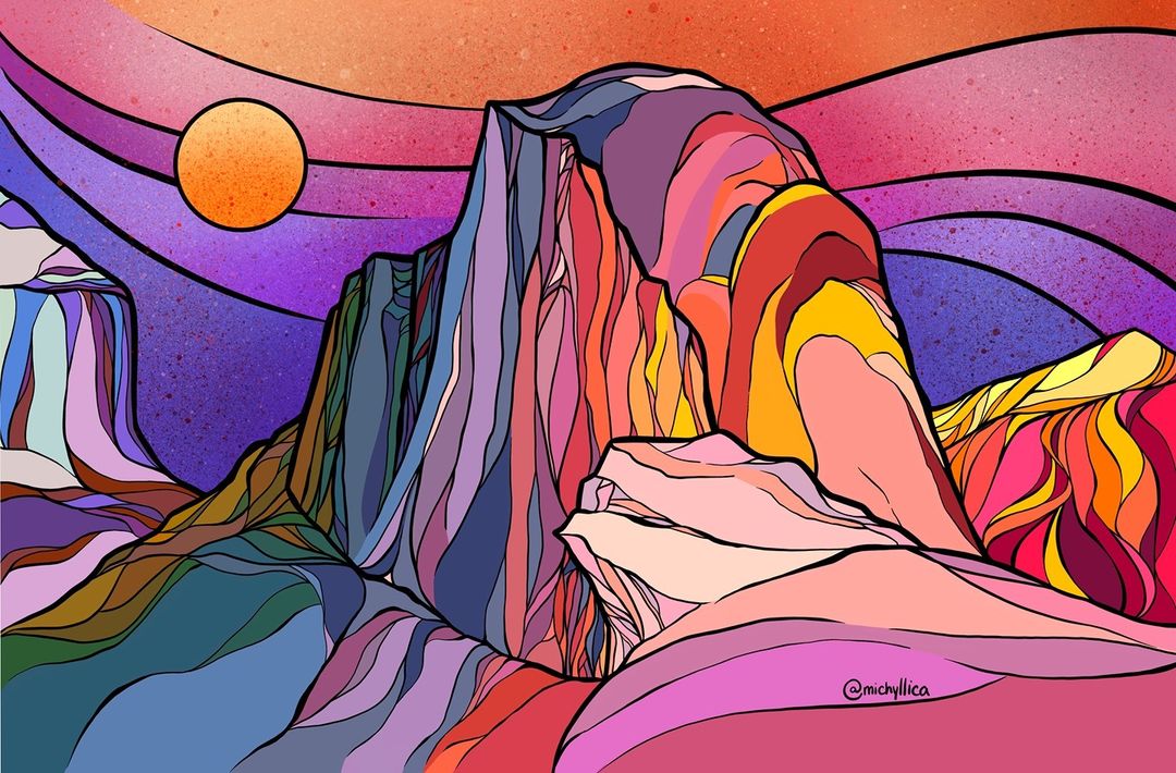We have a winner! Congrats to Michelle Ang (@michyllica on Instagram) for becoming the official artist for Yosemite Facelift 2021. You can look forward to seeing her work on our t-shirts, water bottles, and more!
