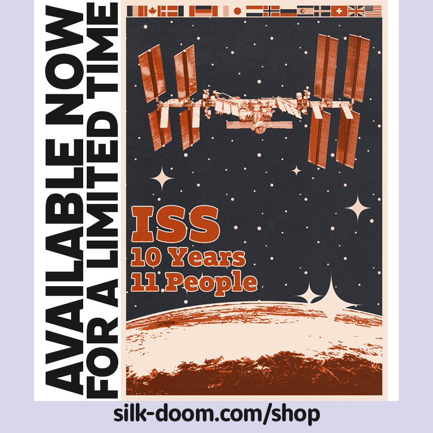 silkdoom's tweet photo. LAST CHANCE! to get your limited time ISS poster celebrating the first time in 11 years that 10 people have been on the ISS at the same time.
#NASA #Space #ISS #InternationalSpaceStation 

https://t.co/OZs5xW8SYK https://t.co/cAhBk5VX7c