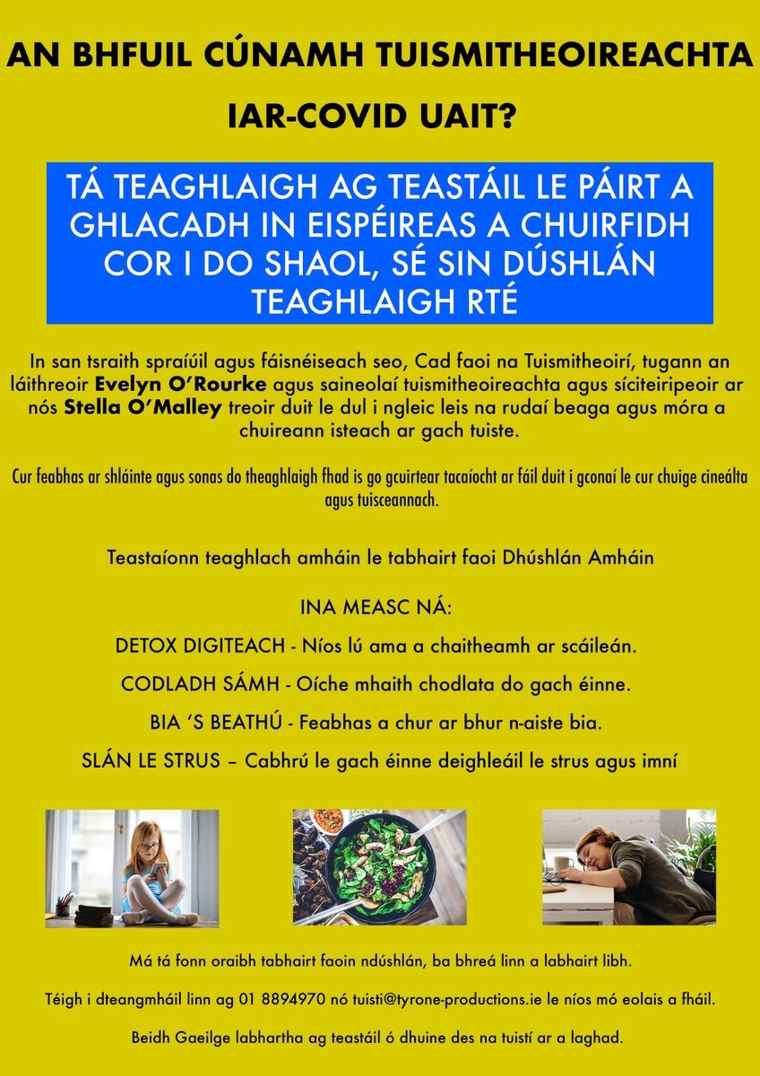 I am a wonderful parent** (😉🙄hmmm..!) mar sin tá mé ar bís..to be presenting a new TV series @rteone supporting families as we tackle parenting in (hopefully!) post covid family life! AND we are looking for families! Má tá páistí, Gaeilge agus sense of humour agat, bígí linn!😉