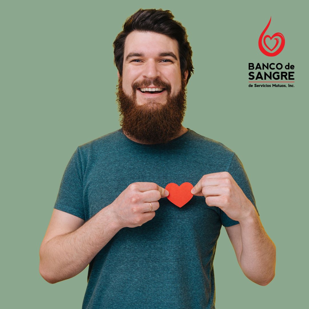 La alegría de donar sangre. Citas de donación disponible 787-751-6115 o donasangrepr.com