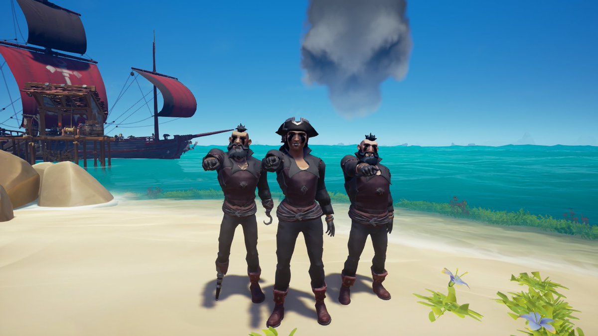 Psst... Hey you.

Looking for pirates to play the new update with? 

Wherever we want to go, we go. That's what a ship is, you know! It's not just a keel and hull and a deck and sails. Savvy? 

Head over to our discord to join discord.gg/REgRGgx

#gamingclan #seaoftheives