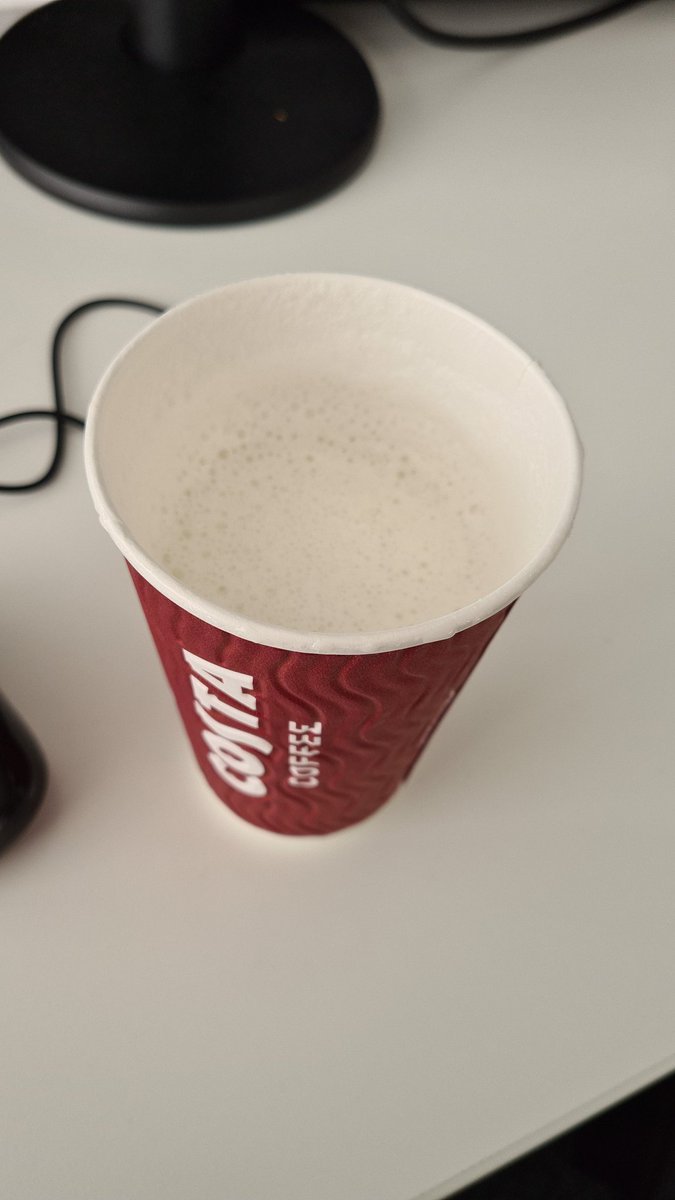 megumo0's tweet photo. Note to self: Check coffee was actually added before leaving @CostaCoffee https://t.co/S91SOAZt0f
