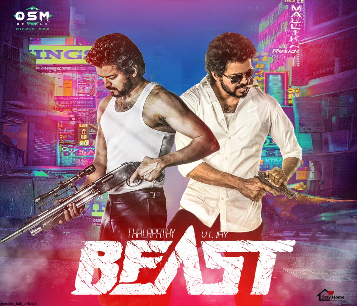 Here's our Poster Design for #Beast from <a href="/TheOsmDesigns/">The Osm Designs</a> team ❤️ Once again Happy Birthday Thalaivaa 🔥

#Master <a href="/VijayFansTrends/">Vijay Fans Trends</a>