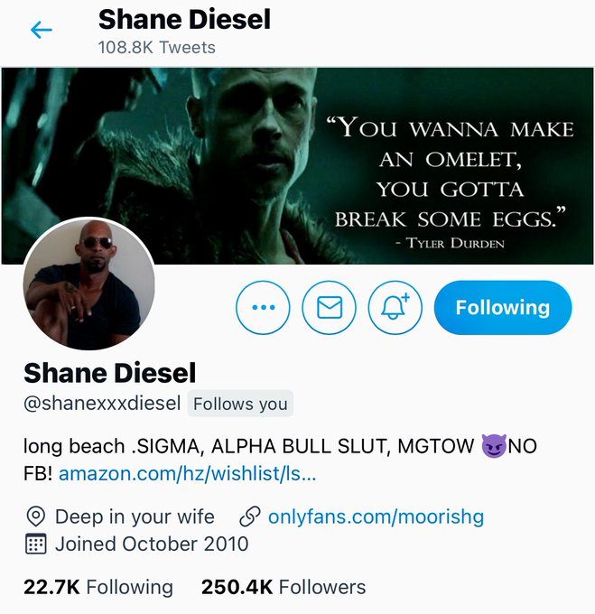 Oh wow. Got a follow from @shanexxxdiesel Just need a meet now and all my dreams will have come true<a class="tags" href="/tag/shanexxxdiesel">@shanexxxdiesel</a><a href="/tag/treat"class="tags"><span>#treat</span></a><a href="/tag/slut"class="tags"><span>#slut</span></a><a href="/tag/cuckold"class="tags"><span>#cuckold</span></a><a href="/tag/hotwife"class="tags"><span>#hotwife</span></a>