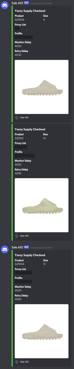 How is this bot less than $1k

Group: <a href="/SolaceNotify/">SolaceNotify</a> 
Proxies: <a href="/HypeProxiesio/">Hype Proxies</a> 
Bot: <a href="/soleaio/">Sole AIO</a>