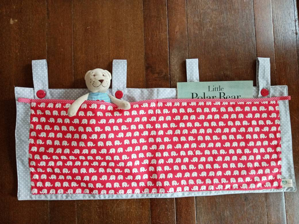 beadiesbyjo's tweet photo. Lovely Nursery Decor and in my #etsy shop: Book Hanger, Cot tidy, Book Holder, Bed tidy Bunk Bed Book Holder, Book Tidy, Baby Tidy. Grey spotty design book holder. Red Elephant https://t.co/I9eTNp2RNC #bookhanger #bedtidy #bookholder #cottidy #bedroomtidy # https://t.co/rE5hANtXo3
