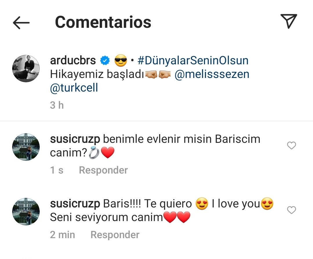 Estrelladeluz74's tweet photo. Le he pedido matrimonio a #BarisArduç y le he dicho que le quiero
Se habrá enterado...
¿Que me responderá ?
#TeAlquiloDivinity22J https://t.co/gb1mHLh1DA