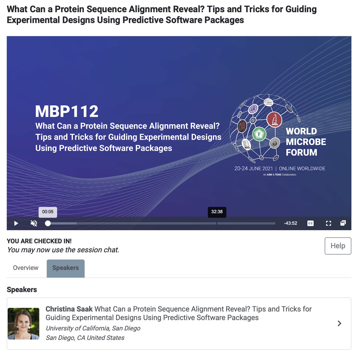 Amazing and so helpful talk at the #WorldMicrobeForum by @christinacsaak 
I recommend you all to take the time for watching it 
<a href="/ASMicrobiology/">ASM</a> <a href="/FEMSmicro/">FEMS</a>