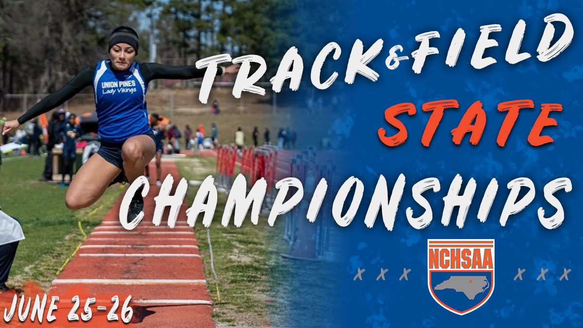 🚨 2021 NCHSAA Track &amp; Field State Championships🚨

Fri. June 2⃣5⃣
1⃣A Morning
4⃣A Afternoon

Sat. June 2⃣6⃣
2⃣A Morning
3⃣A Afternoon

📍<a href="/NCATAGGIES/">N.C. A&T Athletics</a> 

🎟️Tickets gofan.co/app/school/NC1…
📺Watch Track Events LIVE <a href="/NFHSNetwork/">NFHS Network</a>  nfhsnetwork.com/search/?query=…

🔗: nchsaa.org/sports/track-a…