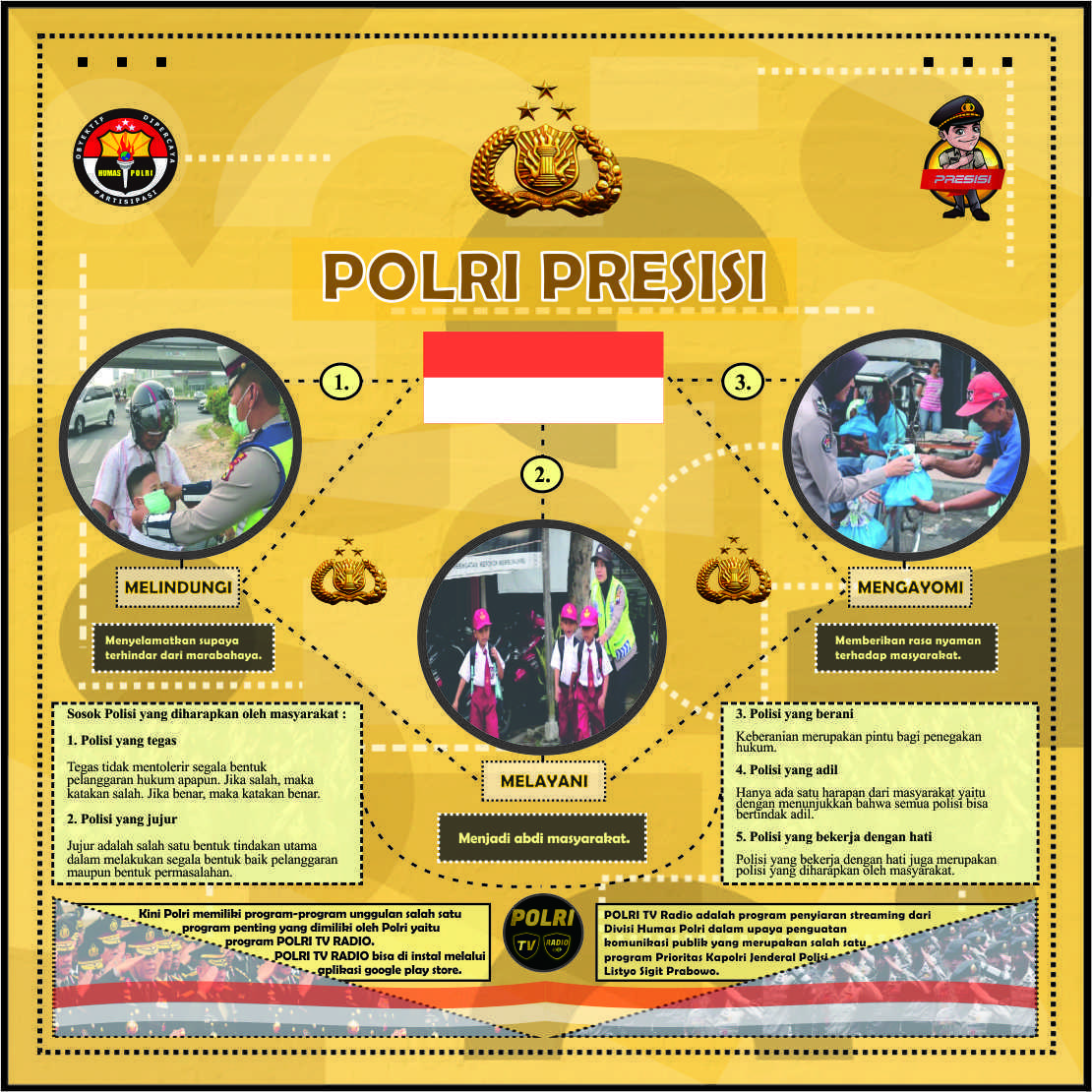 Dirgahayu Polisi Republik Indonesia, Ke 75 Tahun

Tetap Melindungi, Melayani dan Mengayomi 
Jaya selalu Polisi Republik Indonesia. 🙏🏻😊
<a href="/DivHumas_Polri/">Divisi Humas Polri</a>

#polripresisi2021