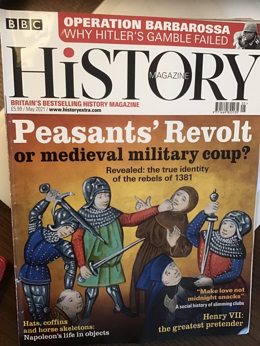 Scanlon_Leslie's tweet photo. Having lost track of my subscription to @HistoryExtra #BBCHistoryMagazine in my last move I am very happy to be back on track with my latest issue ! Always great to read the book recommendations (I ordered one); ‘can’t wait for #BBCHistoryWeekends to start up again ! @RobAttar https://t.co/2WG4FOl8QL
