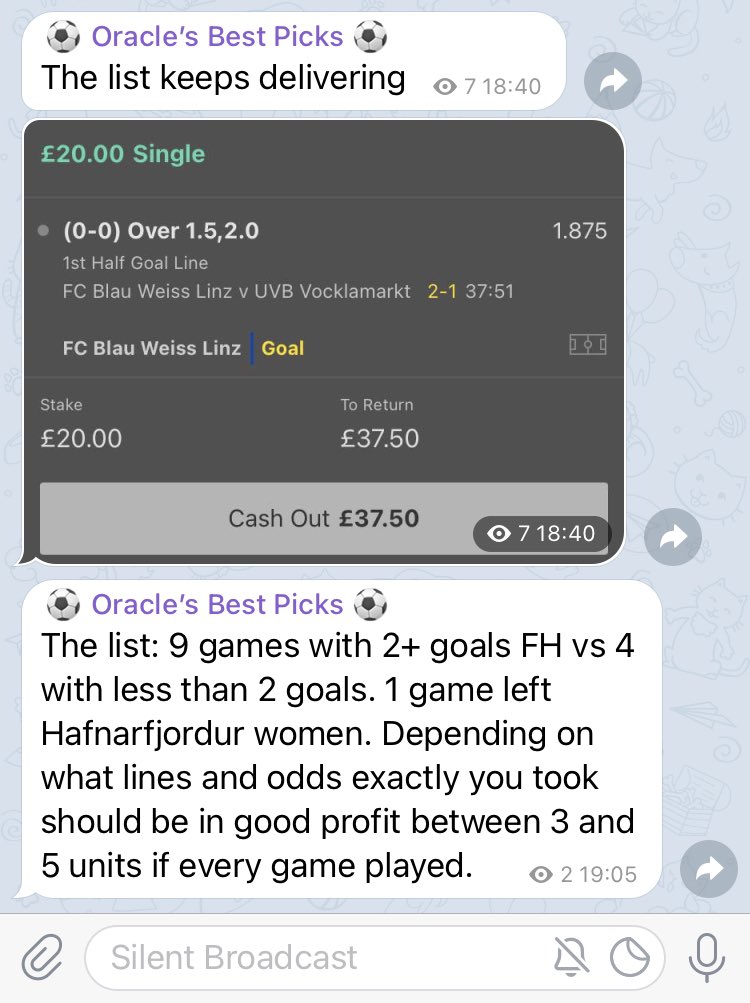 PunterfromBG's tweet photo. Just as everyday my list wins much more units than loses! ❤️ &amp; 🔄 to spread the word around and get place in the closed group until end of July. Everybody who likes and retweets will be added 🔜 ! ✅✅✅ https://t.co/qB7PPyWdfe
