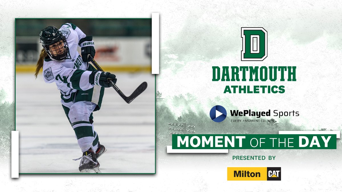 Dartmouth Athletics (@dartmouthsports) on Twitter photo Don’t miss any of our <a href="/weplayed/">WePlayed Sports</a> #moments of the day this summer, presented by Milton CAT, with a highlight clip dropping every day at 11:30 a.m. for eight straight weeks! Visit the <a href="/dartmouthsports/">Dartmouth Athletics</a> official website to see more clips of your favorite athletes! Don’t miss any of our <a href="/weplayed/">WePlayed Sports</a> #moments of the day this summer, presented by Milton CAT, with a highlight clip dropping every day at 11:30 a.m. for eight straight weeks! Visit the <a href="/dartmouthsports/">Dartmouth Athletics</a> official website to see more clips of your favorite athletes!