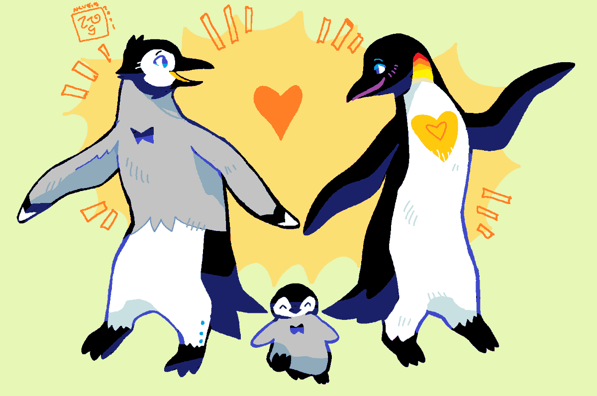 nevgig's tweet photo. ignoring my current responsibilities to think about Mumble 💙🐧 https://t.co/d8IAnheaLn