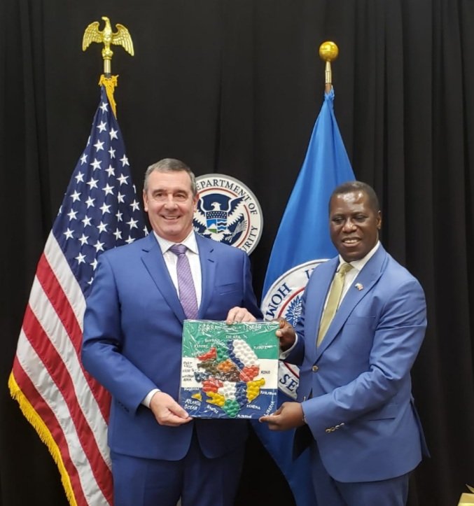 Ag. Secretary of Homeland Security, David Pekoske, of the US Govt has Today LIFTED the 2017 B1/B2 VISA BAN on officials of Foreign Affairs Ministry &amp; Immigration Dept of the Government of Sierra Leone. Good News for Sierra Leone's new Development Diplomacy.