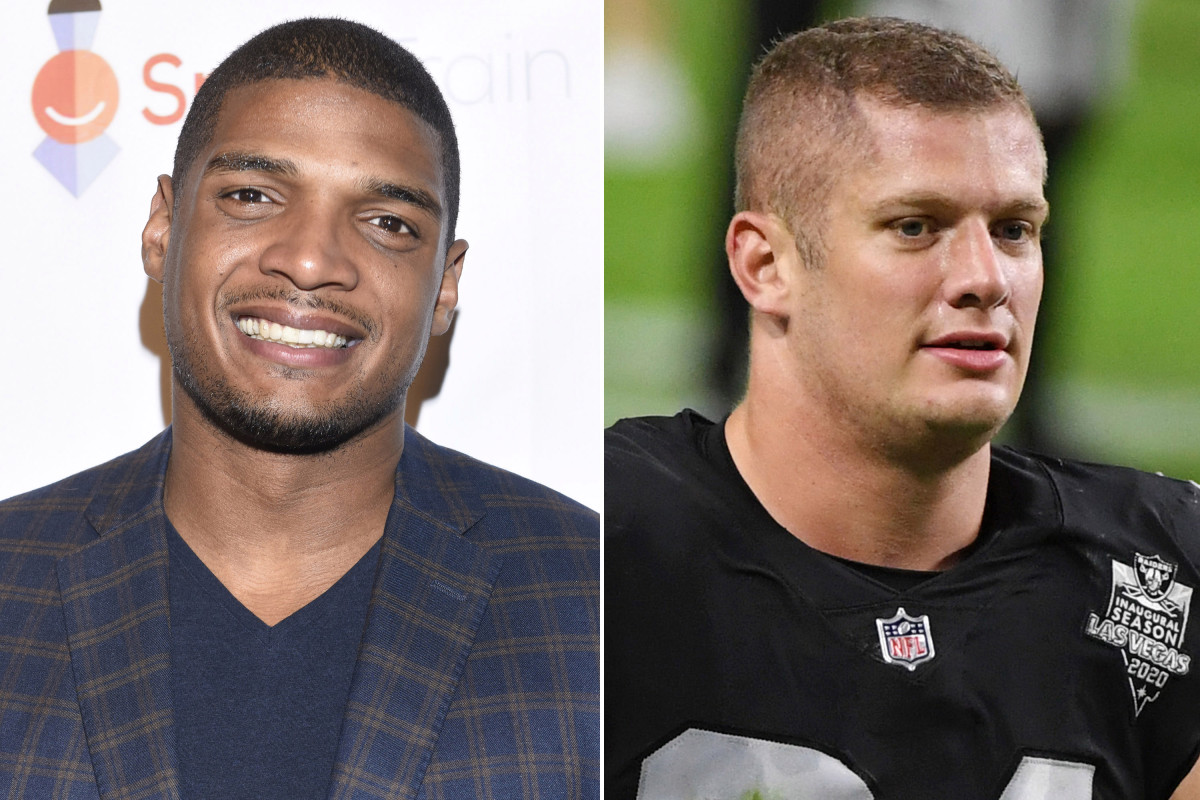 Michael Sam thanks Carl Nassib for coming out, donating to Trevor Project