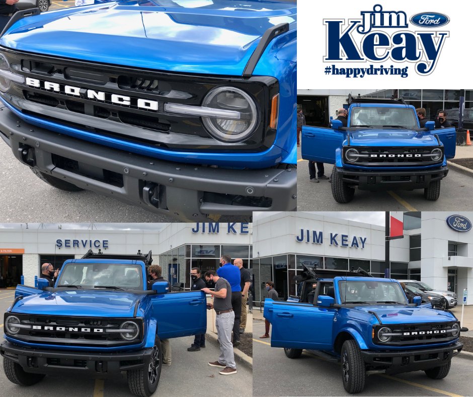 jimkeayford's tweet photo. We had a visit today! We got to see the new Bronco. Everyone was quite excited to check out this great truck. Do you have yours reserved?
https://t.co/4hQKTi5Dph
#jkfl #bronco #happydriving Ford Canada https://t.co/YZVLoYviZx