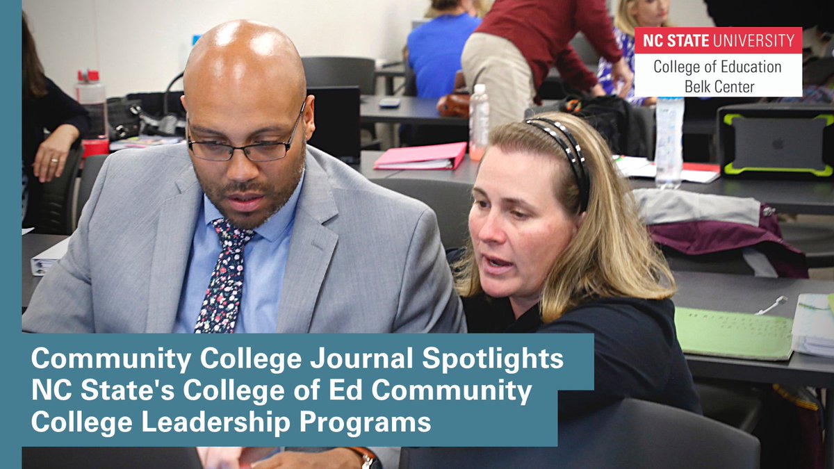 NC State Belk Center (@ncstatebelk) on Twitter photo Also in the most recent issue of AACC's Community College Journal, read the spotlight on <a href="/NCStateCED/">NC State College of Education</a>'s community college leadership programs: ccjournal-digital.com/ccjournal/june…
<a href="/NCCommColleges/">North Carolina Community Colleges</a> <a href="/AspenInstitute/">The Aspen Institute</a> <a href="/BelkEndowment/">The John M. Belk Endowment</a>
#NCStateBelk #innovation #leadership #communitycolleges 🎉 Also in the most recent issue of AACC's Community College Journal, read the spotlight on <a href="/NCStateCED/">NC State College of Education</a>'s community college leadership programs: ccjournal-digital.com/ccjournal/june…
<a href="/NCCommColleges/">North Carolina Community Colleges</a> <a href="/AspenInstitute/">The Aspen Institute</a> <a href="/BelkEndowment/">The John M. Belk Endowment</a>
#NCStateBelk #innovation #leadership #communitycolleges 🎉