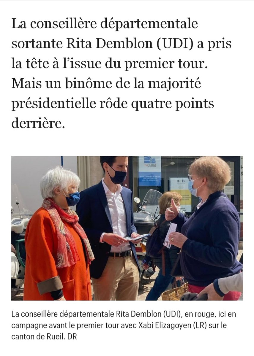 En avant pour le second tour. Mobilisons-nous pour confirmer notre avance.