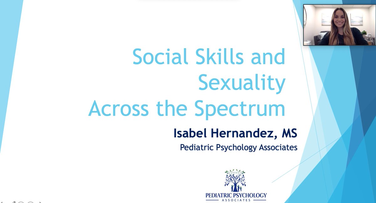 PediatricPsych's tweet photo. 💁 Isabel Hernandez, MS, one of our interns, presented a Master's in Counseling class at the University of Miami.  🙌 Her presentation was about Autism, Social Skills and Sexuality, which she has had plenty for practice with over her 3 years of training at PPA. 👏  #PPAproud https://t.co/Fx1FaOaNs6