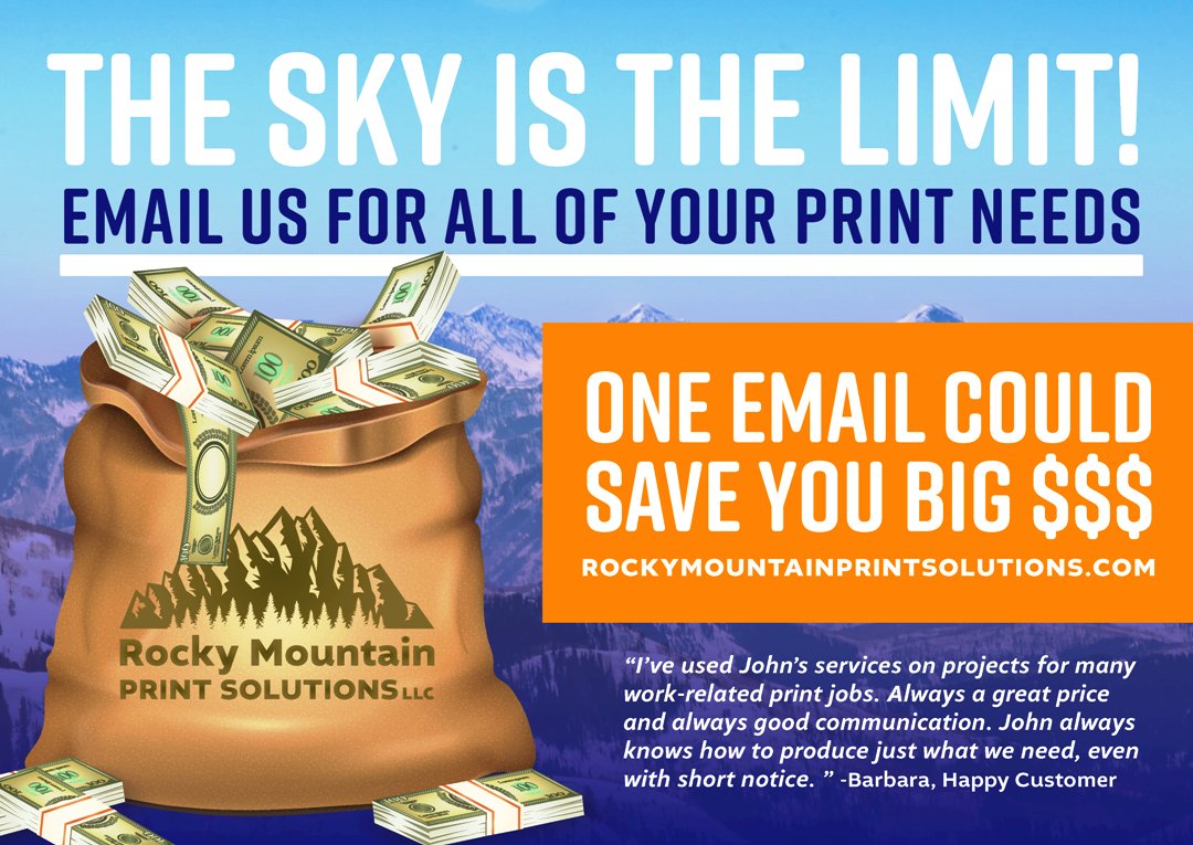 RMPSColorado's tweet image. EXPONENTIAL Marketing= 2934 contacts in my various Social Media- just imagine if everyone shared/re-posted/sent/forwarded.
Please Do &amp;amp; THANK YOU    Small Business vs The World
john@rockymountainprintsolutions.com