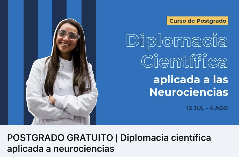 margagual's tweet photo. 📢Curso Latinoamericano de #DiplomaciaCientífica y Neurociencia 🧠🌎 por @unescomvdo @PEDECIBA @scidipglobal

Neurotecnologías, neuroderechos, IA, ética, geopolítica, gobernanza &amp; desarrollo.🗣@guidogirardi @oullier @JaredGenser @arleensalles @INGSciAdvice
https://t.co/oKdt5jvRjS https://t.co/ERIPVvCwII