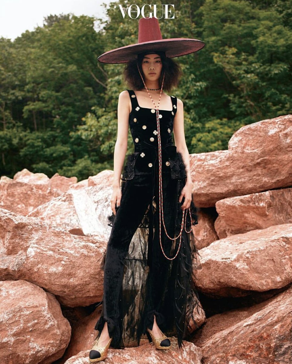 f on X: hoyeon jung in chanel for vogue korea (july 2021) photographed by  hyea w. kang  / X