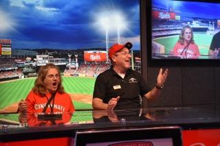 gocroswell's tweet photo. We dodged the raindrops and enjoyed a tour of Great American Ballpark and a visit to the Reds Hall of Fame and Museum. It looks like we could add a couple players to the roster and to the announcing booth. #PlayBall

#TravelTuesday 
#GoCroswell https://t.co/RqFv3SEGtF
