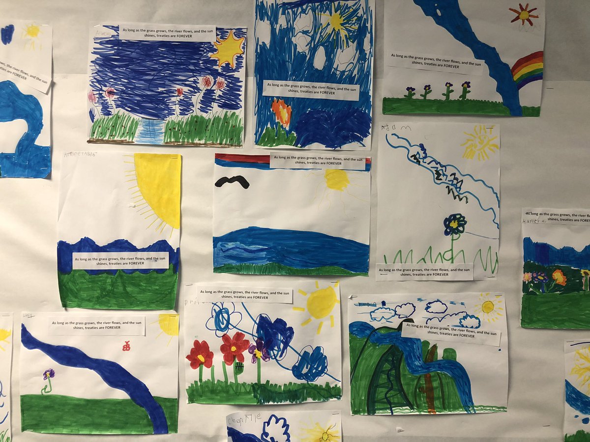 As long as the grass grows, the sun shines, and the river flows, treaties are FOREVER.