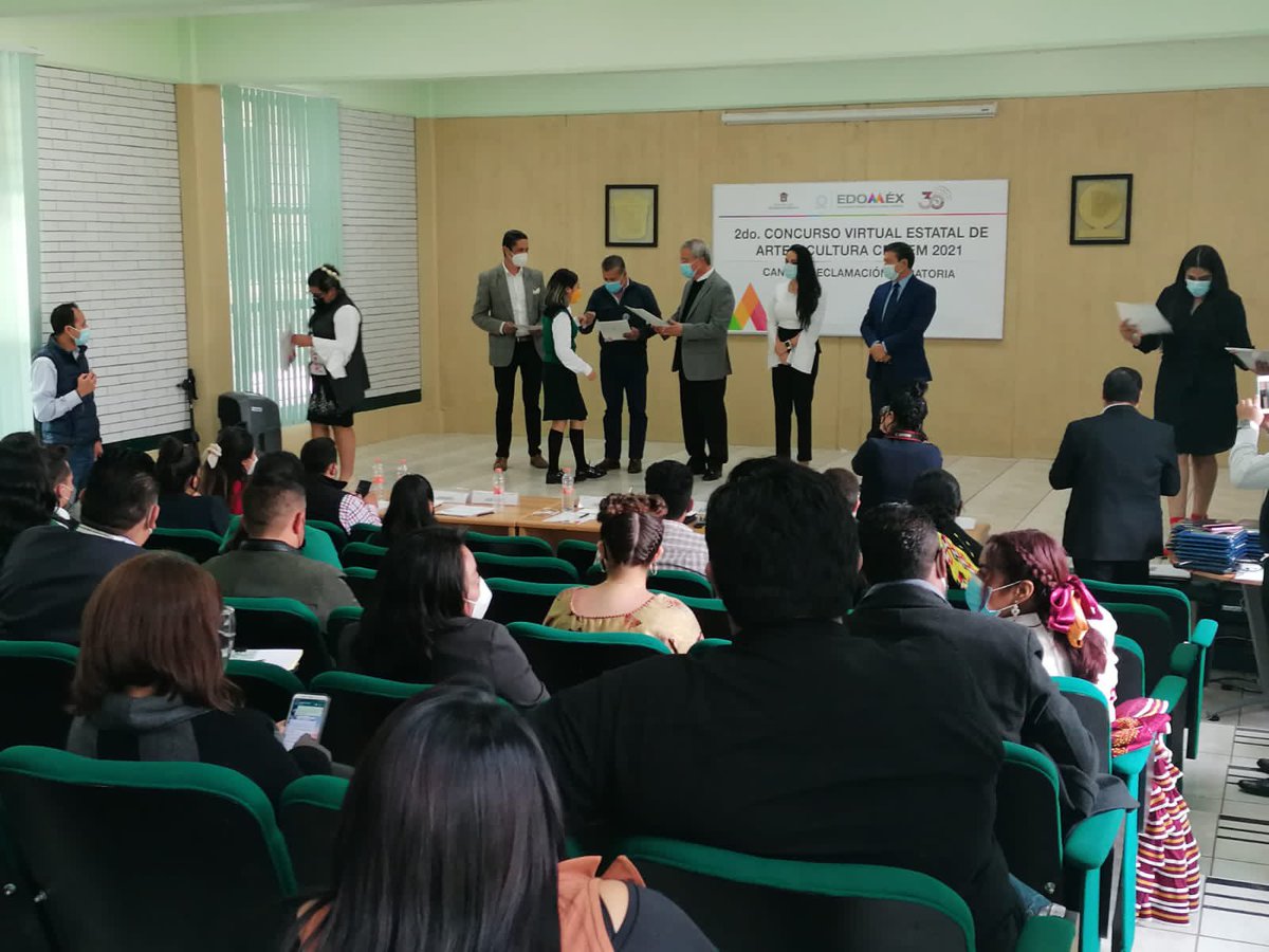 ignacio_rubi's tweet photo. Con la finalidad de promover el arte como un mecanismo de transformación constante, el día de hoy entregué reconocimientos a los alumnos que participaron en el Concurso Estatal de Arte y Cultura CECyTEM 2020-2021. @israeljeronimo @Edomex @somoscecytem https://t.co/JYmjUA8zMm