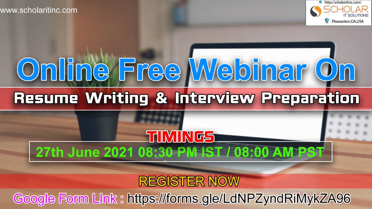 ktexpertsadmin's tweet photo. 𝐇𝐞𝐥𝐥𝐨 𝐅𝐨𝐥𝐤𝐬,
Please attend our Online Free Webinar On 
"𝐑𝐞𝐬𝐮𝐦𝐞 𝐖𝐫𝐢𝐭𝐢𝐧𝐠 𝐚𝐧𝐝 𝐈𝐧𝐭𝐞𝐫𝐯𝐢𝐞𝐰 𝐏𝐫𝐞𝐩𝐚𝐫𝐚𝐭𝐢𝐨𝐧"
🕚On 27th June 2021 08:30 PM IST / 08:00 AM PST

𝐑𝐞𝐠𝐢𝐬𝐭𝐞𝐫 𝐍𝐨𝐰..!
https://t.co/emNCtgAbZA

 #resumebuilding #knowledgetransfer https://t.co/1m0SY8efoW