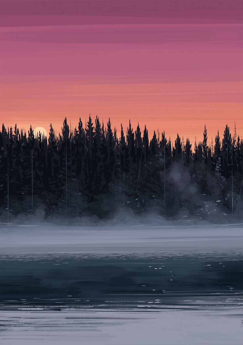 theantleredwolf's tweet photo. foggy morning https://t.co/DfvxR9USPd