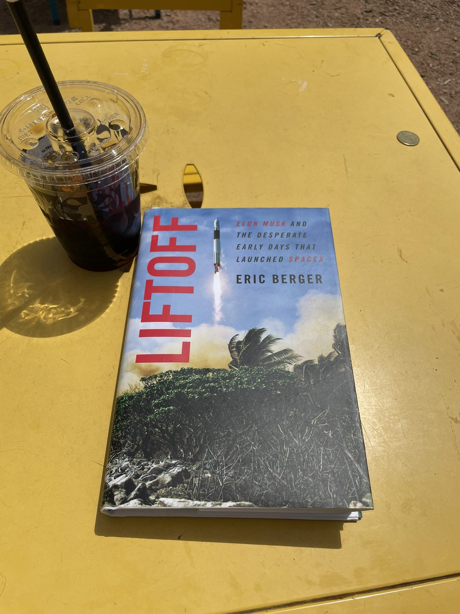 R_Miletti's tweet photo. This book is fascinating! A fun, informative read that tells a remarkable story. Great work @SciGuySpace 👏🏼🚀
The story of @elonmusk &amp; @SpaceX is truly amazing.

#Liftoff #SpaceX #ElonMusk #EricBerger #LiftoffBook https://t.co/tEPcU0NJsx