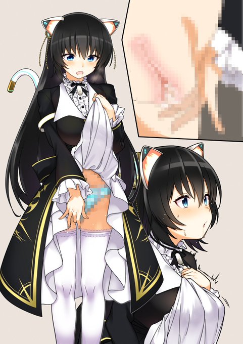 skebでモザイク多め描きました。 