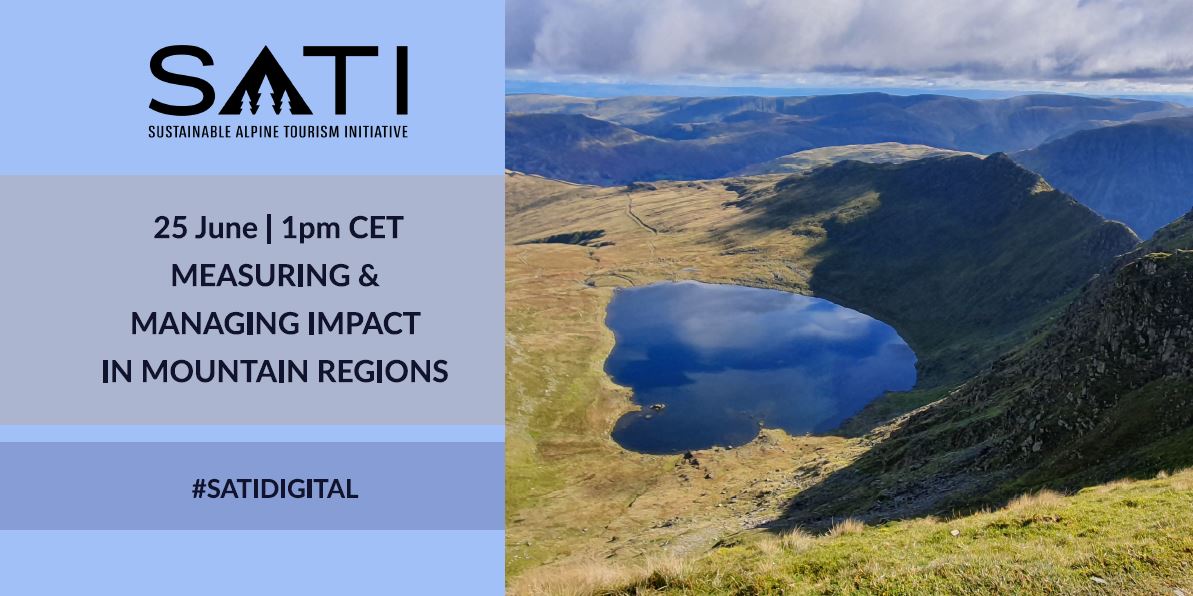 SATI_Summit's tweet photo. How do #netzero &amp; #circulareconomy transition strategies apply to #mountain regions &amp; #tourism? Register free for this week's #satidigital event to hear from @lakedistrictnpa, @TourismDeclares, @Sarisher_Mann, @skipedia &amp; experts from across the industry - https://t.co/4Y8ixGTqq0 https://t.co/m9bCqt6FKk