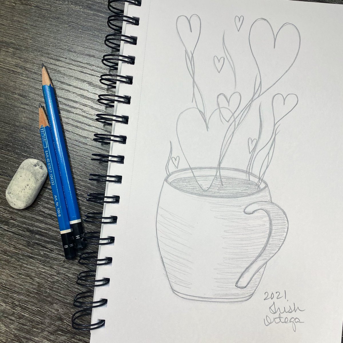 Învățăm să desenăm o cană de ceai, image size:1200x1200