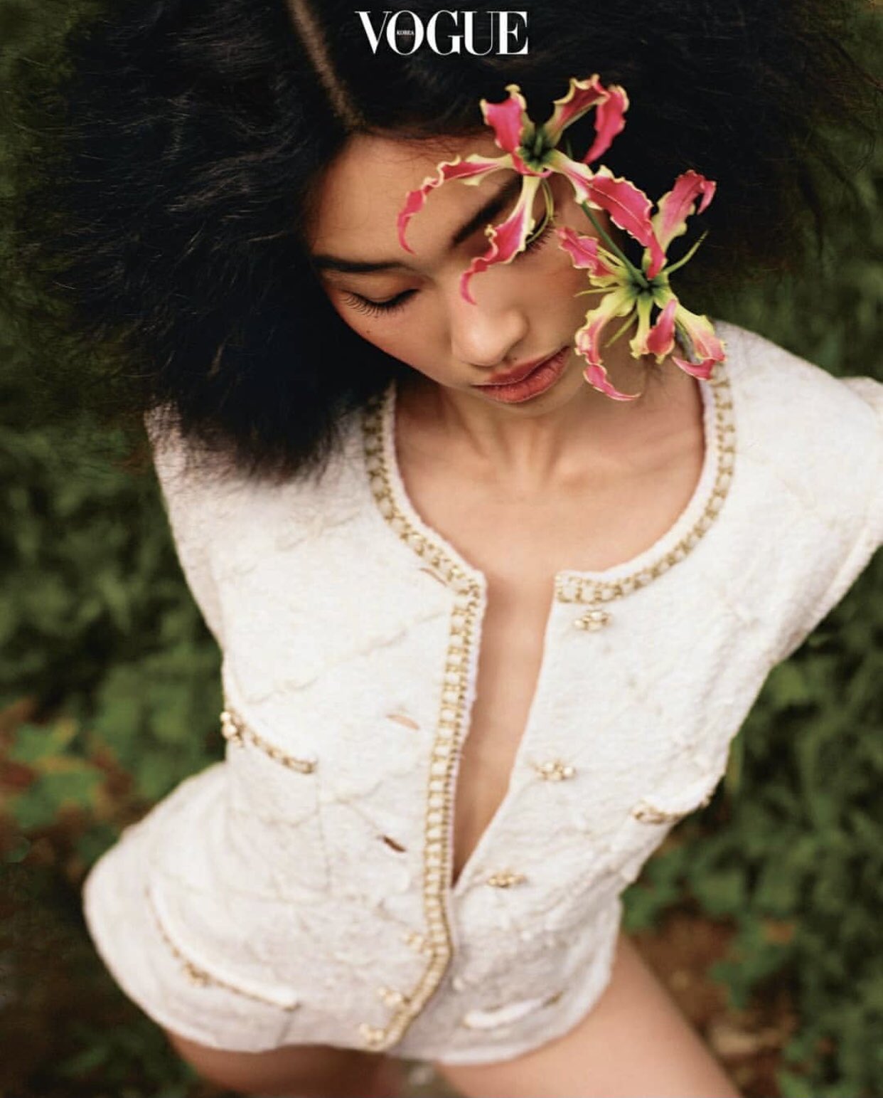 f on X: hoyeon jung in chanel for vogue korea (july 2021) photographed by  hyea w. kang  / X