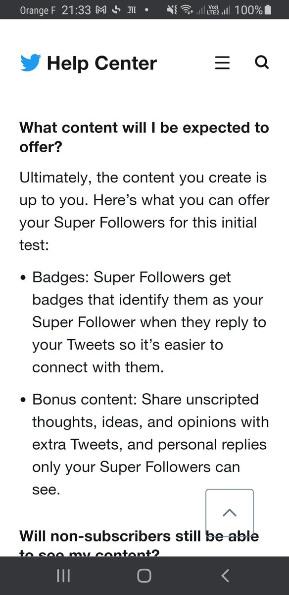 W_Chloe's tweet photo. Twitter commence à tester aux Etats-Unis "Super Follow", où les twittos à plus de 10.000 followers pourront mettre en place un abonnement de 3 à 10 dollars par mois pour... des tweets exclusifs (cette offre s'agrandira sûrement par la suite) https://t.co/kpFbQBqhy5 https://t.co/mmWC3BGe2X