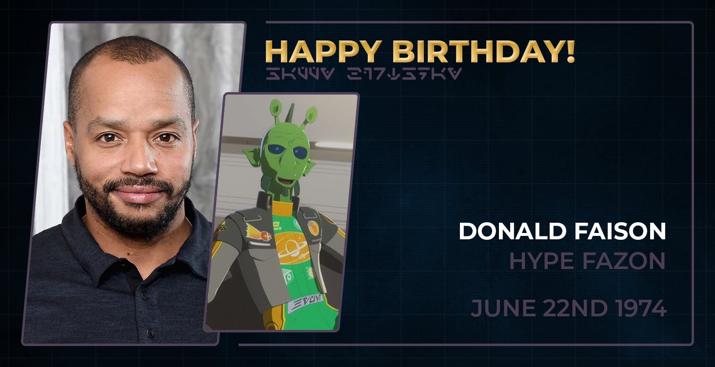Happy birthday to Donald Faison, who voiced Hype Fazon in    
